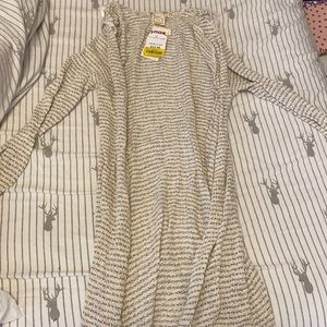 Cream colored cardigan